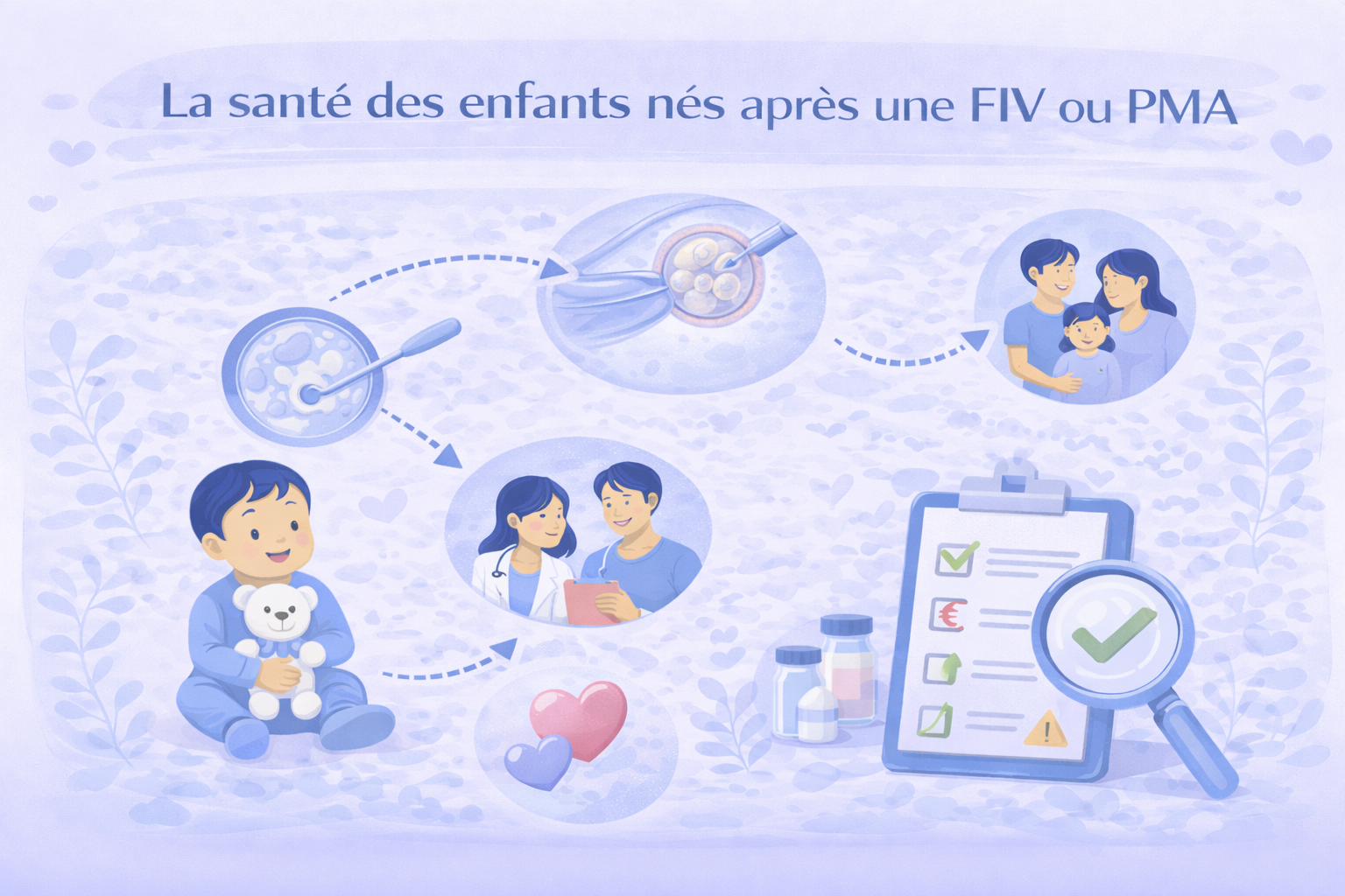 La santé des enfants nés après une FIV ou PMA